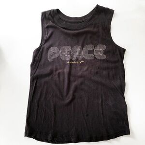 Spiritual Gangster / Peace Muscle Tank Yoga / XS
